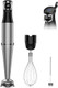 Immersion Blender Handheld 1100W 3 In 1 Corded Stick Hand Blenders For Kitchen With Trigger Speed Control With Whisk Milk Frother Attachemnts Perfect Emulsifier For Soup Smoothie Puree