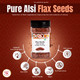 TAJ Gourmet Foods AJ Premium Indian Alsi Flax Seeds Linseed 4.5oz 130g