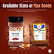 TAJ Gourmet Foods AJ Premium Indian Alsi Flax Seeds Linseed 4.5oz 130g