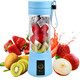 Oblivion Portable 6-Blade Fruit Juicer Blender 1 Pc ? USB Rechargeable Multicolor Mixer Bottle for Juice Protein & Milk Shake Smoothies Fruit & Vegetable Grinder Multi-Purpose Electric Shaker Cup
