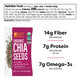 Betterbody Foods Organic Chia Seeds 1.48 oz packets Pack of 24