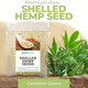 Healthworks Superfood Shelled and Hulled Hemp Seeds Canadian - 32 Oz  2 Lbs  Premium and  All-Natural - Contains Omega 3 and  6  Fiber and Protein  Packaging May Vary