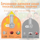 #8 Meat Grinder [3200W Max] Electric Heavy Duty Sausage Stuff With 2 Stainless Steel Blades And 3 Grinding Plates Sausage Tube & Kibbe Kit For Commercial & Home Use