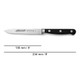 Arcos 5 Inch Forged Tomato Knife - Nitrum Stainless Steel - Pom Black Handle - Precision Forged From High Carbon Steel. Classic Series
