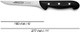 Arcos Boning Knife 6 Inch Stainless Steel. Professional Kitchen Knife For Cleaning Meats. Ergonomic Polyoxymethylene Handle And 160 Mm Blade. Series Maitre. Color Black