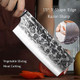 Bladesmith Cleaver Chinese Chef Knife Forged In Fire -7 Inch High Carbon Steel Cleaver Knife With Pakkawood Handle For Chopping Vegetable