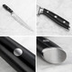 Cangshan Alps Series 502803 German Steel Forged 2-Piece Carving Set With Sheaths Black