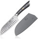 Cangshan Naka Series 6-Inch Santoku Knife With Sheath Forged X-7 Damascus Steel 503107 Cangshan Naka Series 6-Inch Santoku Knife With Sheath Forged X-7 Damascus Steel 503107