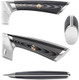 Cangshan Naka Series 6-Inch Santoku Knife With Sheath Forged X-7 Damascus Steel 503107 Cangshan Naka Series 6-Inch Santoku Knife With Sheath Forged X-7 Damascus Steel 503107