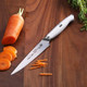 Cangshan Thomas Keller Signature Collection Swedish Powder Steel Forged 5-Inch Serrated Utility Knife White