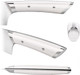 Cangshan Helena Series German Steel Forged 4-Piece Fine-Edge Steak Knife Set (White)