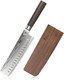Cangshan Haku Series Nakiri Knife With Sheath X-7 Damascus Steel (7-Inch) Cangshan Haku Series Nakiri Knife With Sheath X-7 Damascus Steel (7-Inch)