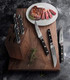 Cangshan Tc Series 1022247 Swedish 14C28N Steel Forged 6-Piece Steak Knife Block Set Walnut