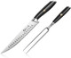 Cangshan Ts Series 1020823 Swedish 14C28N Steel Forged 5-Inch Santoku Knife And Wood Sheath Set