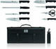 Top Cut P2 Series 1020120 Swedish 12C27 Steel 9-Piece Knife Bag Set