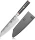 Cangshan Ts Series 1020687 Swedish 14C28N Steel Forged 7-Inch Santoku Knife And Wood Sheath Set