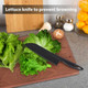 11" Nylon Knife for Nonstick Pans Plastic Serrated Kitchen Cutter to Cut Cake Brownie Pie Lasagna or Various Veggies and Fruits Non-Metal Salad or Lettuce Knife Black