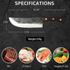 Professional Forging Hammer Pattern 7.48 Inches Chinese Knife Meat Cleaver Knives Slicing Knife Are Used In Kitchens/Restaurants