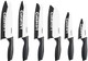 Cuisinart Knife Set 12Pc Ceramic Coated Knife Set With 6 Blades & 6 Blade Guards Lightweight Stainless Steel Durable & Dishwasher Safe (Black) Cuisinart Knife Set 12Pc Ceramic Coated Knife Set With 6 Blades & 6 Blade Guards Lightweight Stainless Steel Durable & Dishwasher Safe (Black)