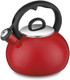 Cuisinart Aura Enamel-On-Steel Stovetop Teakettle Red