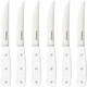 Cuisinart C77Tr-S6Skw White Triple Rivet 6Pc Steak Knife Set