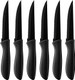 Cuisinart C55-6Pcsbk Advantage Color Collection 6-Piece Ceramic Coated Steak Knife Set Black