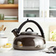Cuisinart Ctk-Eos2W Peak 2-Quart Teakettle Make 2-Quarts Of Boiling Water In This Classic Tea Kettle Whistle Sound To Signal Water Is Ready White