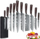 Dfito Knives Set For Kitchen 5 Piece Sharp Knife Set With High Carbon Stainless Steel Chef Knife Set Professional With Box