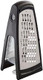 Farberware Professional Stainless Steel Grater With Container Coarse And Fine Blades Nonslip Base Easy-Grip Handle Dishwasher Safe