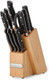 Farberware Forged Triple Riveted Knife Set 12 Piece Black
