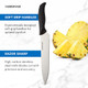 Farberware 25-Piece Knife Block Set With Soft Grip Handles And Kitchen Tools High-Carbon Stainless Steel Knives Measuring Cups Spoons And Spatulas Natural Wood Block