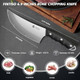 6.9 Inch 5-Layer High Carbon Stainless Steel Butcher Knife And 5.5 Inch Black 14C28N Blade Meat Cleaver Butcher Knife 6.9 Inch 5-Layer High Carbon Stainless Steel Butcher Knife And 5.5 Inch Black 14C28N Blade Meat Cleaver Butcher Knife