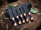 Gladius Crafts'' Premium Handcrafted Stainless Steel Culinary Collection – Meticulously Crafted Chef’S Knives Set With Sturdy Wooden Handle A Full Tang Blade With A Leather Roll-Up Storage Case