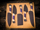 Gladius Crafts'' Premium Handcrafted Stainless Steel Culinary Collection – Meticulously Crafted Chef’S Knives Set With Sturdy Wooden Handle A Full Tang Blade With A Leather Roll-Up Storage Case