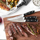 Henckels Forged Accent Razor-Sharp Steak Knife Set Of 4 Black German Engineered Knife Informed By Over 100 Years Of Mastery Henckels Forged Accent Razor-Sharp Steak Knife Set Of 4 Black German Engineered Knife Informed By Over 100 Years Of Mastery