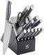 Henckels Graphite 20-Pc Self-Sharpening Knife Set With Block - Black