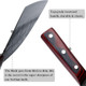Serbian Cleaver Chef Knife Full Handforged Kitchen Knife Carbon Steel Butcher