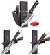 Huusk Japan Hand Forged Meat Cleaver Knife Boning Knives Set With Sheath For Meat Cutting Huusk Japan Hand Forged Meat Cleaver Knife Boning Knives Set With Sheath For Meat Cutting