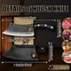 Huusk Knives Set Hand Forged Meat Cleaver Knife With Sheath Meat Knife For Vegetables
