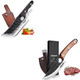 Huusk d Viking Knives Hand Forged Boning Knife Bundle With Hand Forged Butcher Knife For Meat Cutting