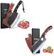 Huusk Japan Knives Butcher Knives For Meat Cutting Viking Knives With Sheath Japanese Meat Cleaver Knives With Sheaths Hand Forged Chef Butcher Full Tang Boning Knives For Outdoor Camping Bbq