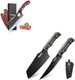Huusk Butcher Knife Set Hand Forged Butcher Knife For Meat Cutting Full Tang Viking Knife With Sheath Japanese Chef Knives For For Outdoor Camping Thanksgiving Christmas Black Huusk Butcher Knife Set Hand Forged Butcher Knife For Meat Cutting Full Tang Viking Knife With Sheath Japanese Chef Knives For For Outdoor Camping Thanksgiving Christmas Black