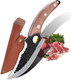 Hand Forged Chef Knife6 Inch Viking Knife Butcher Boning Knife With Leather SheathHandmade Japanese Steel Kitchen KnifeMeat Vegetable Cutting KnifeCaveman Knife For Camping&Outdoor