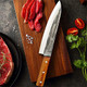8 Inch Professional Japanese Chef Knifehandmade Forged Gyuto Cleaver 3 Layer 8Cr13Mov Clad Steel W/Octagon Handle Sushi Knife For Home Kitchen & Restaurant