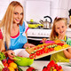 Jovitec 8 Pieces Kid Plastic Kitchen Knife Set Children'S Safe Cooking Chef Nylon Knives For Fruit Bread Cake Salad Lettuce Knife Kids