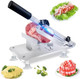Manual Frozen Meat Slicer Meat Cutter d Stainless Steel Meat Cleavers Beef Mutton Roll Slicing Machine Vegetable Meat Slicer For Home Cooking Hotpot Shabu#011