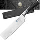 Kessaku 7-Inch Nakiri Vegetable Cleaver Knife - Ronin Series - Forged High Carbon 7Cr17Mov Stainless Steel - Pakkawood Handle With Blade Guard