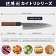 Kitory Usuba & Nakiri Knives 7'' Vegetable Chef Knife - 9Cr18Mov Stainless Steel - Meat Cleaver Knife Unique s For Your Lover Kitchen Gadgets With Premium Box