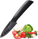 Leize Paring Knife 4.6-Inch Pro Kitchen Knife High Carbon Stainless Steel Fruit/Vegetable Carving Knife With Wooden Ergonomic Handle (Ceramics Black) Leize Paring Knife 4.6-Inch Pro Kitchen Knife High Carbon Stainless Steel Fruit/Vegetable Carving Knife With Wooden Ergonomic Handle (Ceramics Black)