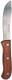 Kitchen Utility Knife 5 Inch - MATTSTONE HILL Charcuterie Knife Carving Tools Sausage Knife Meat Knives High Carbon Steel Wood Handle